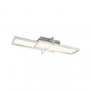 Trio Charleston Deckenleuchte, LED, 1 x 22W, 1 x 13,5W, 3000K, aluminium gebürstet (672110505)