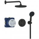 ARDEBO.de GROHE Precision Thermostat Duschsystem, Unterputz, Quickfix, mit Vitalio Start 250, mattschwarz (348832430)