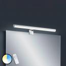 helestra 18/1815.04 Gaia Spiegelleuchte, IP44, 12 Watt, 650 lm, chrom