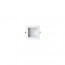 LAS LED Downl. GHOST quadratisch, 16W, 1350lm, 3000K, weiß (LS-GQ16WW)