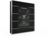 ARDEBO.de MDT KNX Glas Bedienzentrale Smart, Farbdisplay, schwarz (BE-GBZS.01S)