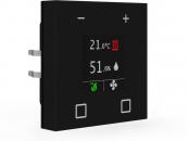 MDT KNX Raumtemperatur-Nebenstelle Smart 55, schwarz matt (SCN-RTN55S06.01)