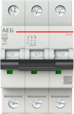 AEG EN63C40 Leitungsschutzschalter AC C, 40A, 3p, 400V, 3TE (2CDS253088R0404)