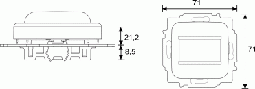 Busch-Jaeger 6225/1.0-884 Bewegungsmelder future® linear für Busch-free@home® (2CKA006220A0495)