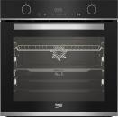 Beko BBVM13400XDS Einbaubackofen, 59,4 cm breit, 72 L, SteamShine, Soft-Close-Tür, Grillfunktion, Split Cook, schwarz