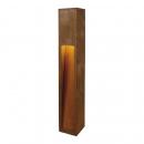 SLV RUSTY SLOT 80 Outdoor Standleuchte, LED, 3000K, stahl gerostet (233457)