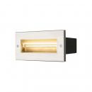 ARDEBO.de SLV BRICK, Outdoor Wandeinbauleuchte, LED, 3000K, 230V, IP67, 850lm, 10W, edelstahl (233660)