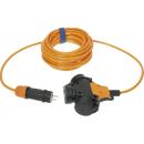 SIROX Verl. H07BQ-F 3G2,5 25m orange VG-3-f.Kupplung + VG-Stecker