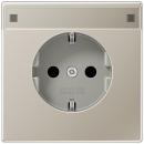 ARDEBO.de Jung ES1520KINA SCHUKO Steckdose, 16 A 250 V, LS 990, LS design & LS plus, Edelstahl