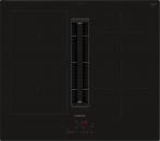 ARDEBO.de Siemens ED611BGA6 iQ300 Induktionskochfeld mit Dunstabzug+Flachkanal (ED611BS16E+HZ9VDSB4), 60cm breit, Rahmenlos aufliegend, schwarz