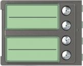 ARDEBO.de Bticino (352045) Frontblende für Ruftastenmodul mit 4 Ruftasten