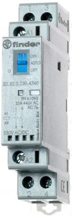 ARDEBO.de - REG-Relais 25A, 24V, 2 Schl. 