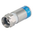 Kathrein F-Kompressions-Stecker  (100 ST)