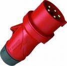 ARDEBO.de Mennekes (13523) CEE-Stecker Xtra S mit SafeContact 5-Polig, 32A, 400V, rot