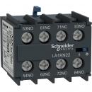 ARDEBO.de Schneider Electric TeSys K Hilfsschalterblock 2S+2Ö mit Schraubklemmen (LA1KN22)