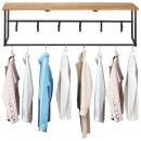 ARDEBO.de - Garderobe mit Naturkante 100x34x38 cm Massivholz Akazie