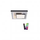 ARDEBO.de Paul Neuhaus Q-ALTA, LED Deckenleuchte, 60x60 cm, dimmbar CCT, Smart Home, 45W, 6400lm (6124-18)