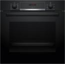 ARDEBO.de Bosch HBA514BB3 Serie 4 EEK: A+ Einbaubackofen, 71 L, 60 cm breit, 3D-Heißluf, Hydrolytisch, Versenkknebel, Kindersicherung, schwarz