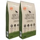 Trockenfutter für Hunde Adult Sensitive Lamb & Rice 2 Stk 30 kg