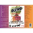 OLEWO Karotten-Rote Bete-Pellets 1,5 kg