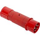 ARDEBO.de - CEE-Adapter 32/16 Feinsicherun g 3 x 16 A träge, 400V 5-polig