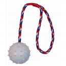 Trixie Ball am Seil, Naturgummi  6 cm 30 cm