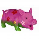 ARDEBO.de Trixie Blumenschwein, Original Tierstimme, Latex 20 cm