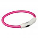 Trixie Flash Leuchtring USB pink XS-S 35 cm/7 mm