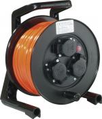 ARDEBO.de - JumboXS-Kabeltrommel 25m H07BQ-F 3G1,5 qmm l-orange