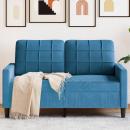 ARDEBO.de - 2-Sitzer-Sofa Blau 120 cm Samt