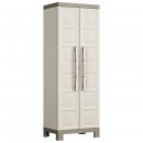 ARDEBO.de - Keter Lagerschrank mit Einlegeböden Excellence Beige und Taupe 182 cm