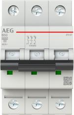 ARDEBO.de AEG EN63B50 Leitungsschutzschalter AC B, 50A, 3p, 400V, 3TE (2CDS253088R0505)