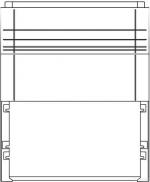 ARDEBO.de Elsta Polyester Eingrabsockel mit Zugentlastung und Baustromöffnungen, 785x950x310mm, weiß (SX512.1)