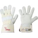 ARDEBO.de - Handschuhe Gr.10,5, CALCUTTA RIND-VOLLLEDER, WEISS, CAT 2