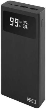 ARDEBO.de EMOS BetaQ 20 Powerbank, 20000 mAh, 22,5W, schwarz (1613053200)