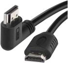 ARDEBO.de EMOS S10510 High Speed HDMI Kabel, 2.0 A Stecker, A Stecker 90°, Länge 5m, schwarz (2333101052)