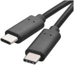 ARDEBO.de EMOS USB 3.1 C/M - USB 3.1 C/M 1M B USB Kabel 3.1 C Stecker - USB 3.1 C Stecker 1m, schwarz (SM7022BL)