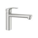 ARDEBO.de GROHE Eurosmart Einhebel-Spültischarmatur, Hochdruck, 1/2, supersteel (30463DC0)