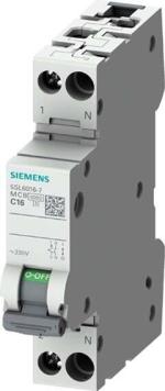 ARDEBO.de Siemens 5SL6010-7 Leitungsschutzschalter 1+N-polig, C-Charakteristik, 6kA, 10A