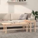 ARDEBO.de - 2-tlg. Couchtisch-Set Massivholz Kiefer