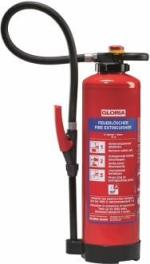 ARDEBO.de Gloria PRO-LINE Wasser Lithium Feuerlöscher, Schlagknopfarmatur, Löschpistole, rot (803841.0000)