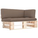 ARDEBO.de - Outdoor-Ecksofa Paletten Kiefernholz Imprägniert