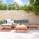 ARDEBO.de - 6-tlg. Garten-Lounge-Set Massivholz Douglasie