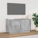 TV-Schrank Betongrau 80x35x45 cm Holzwerkstoff