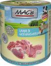 MACs Dog Lamm mit Geflügelherzen 800g (Menge: 6 je Bestelleinheit)