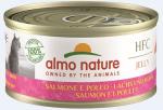 Almo Nature HFC Jelly Lachs & Huhn 70g (Menge: 24 je Bestelleinheit)