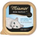 Miamor Schale Milde Mahlzeit Geflügel & Lachs 100 g (Menge: 16 je Bestelleinheit)