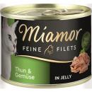 Miamor Dose Feine Filets Thunfisch & Gemüse 185 g  (Menge: 12 je Bestelleinheit)