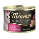 Miamor Dose Feine Filets Naturelle Thunfisch & Krebsfleisch 156 g  (Menge: 12 je Bestelleinheit)