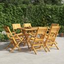 Gartenstühle 6 Stk. Klappbar 55x61x90 cm Massivholz Teak